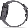 Часы GARMIN FENIX 6S PRO SOLAR AMETHYST STEEL WITH SHALE GRAY BAND 010-02409-15
