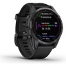 Часы GARMIN FENIX 7S SOLAR SLATE GRAY WITH BLACK BAND 11159