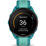 Смарт-часы GARMIN FORERUNNER 165 MUSIC, силиконовый ремешок цвета бирюзовый/аква 010-02863-32
